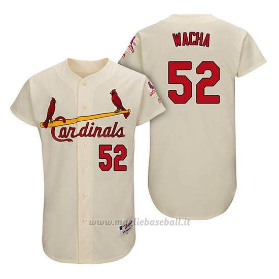 Maglia Baseball Uomo St. Louis Cardinals Michael Wacha Crema 1967 Turn Back The Clock Autentico